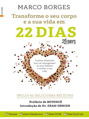 cover image of Transforme o Seu Corpo e a Sua Vida em 22 Dias